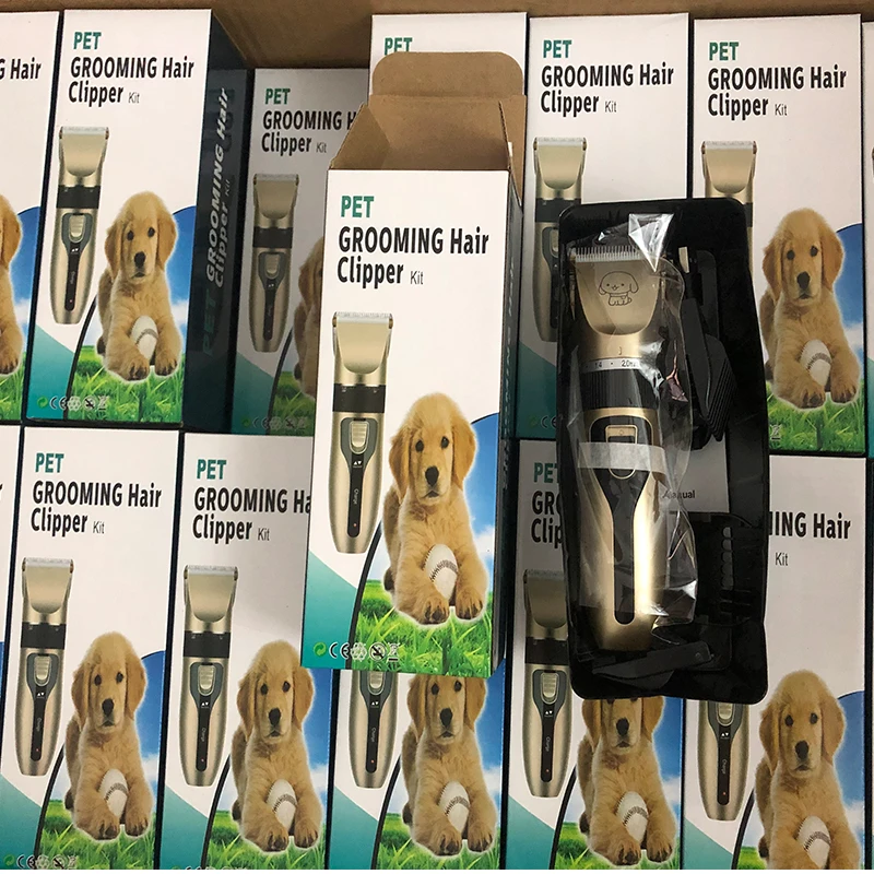 Professional Grooming Kit Upgraded Blades Dogs Cleaning Trimmer Machine Electrical Cats Hair Clipper Razor Pet Hair Cutter