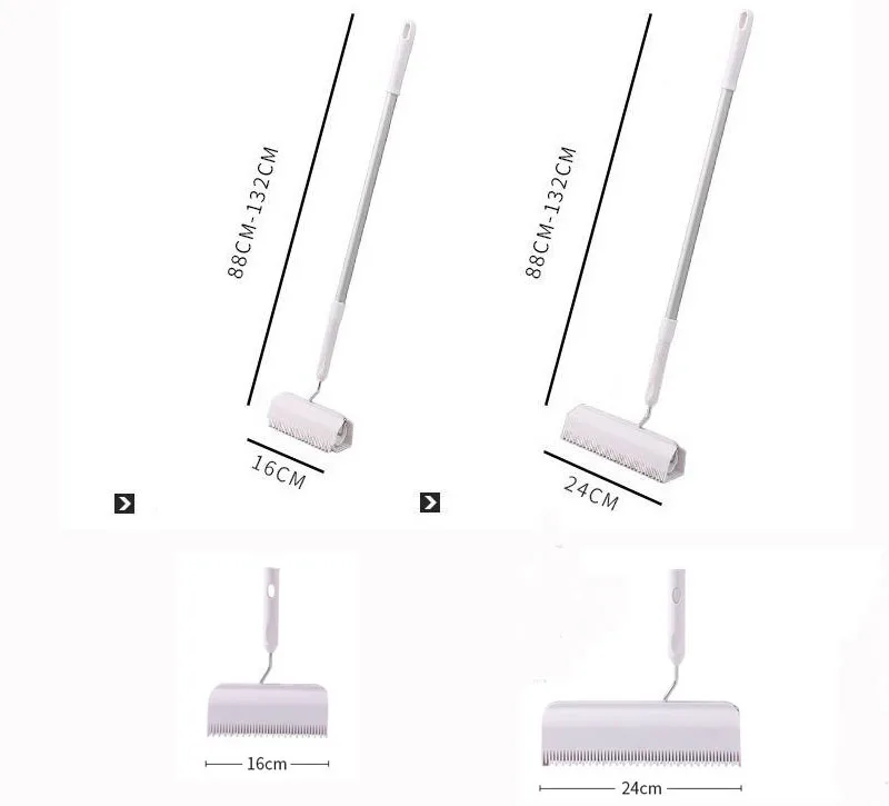 Выдвижной ролик с длинной ручкой липкий бумажный для пола коврик волос пылью клейкая щетка