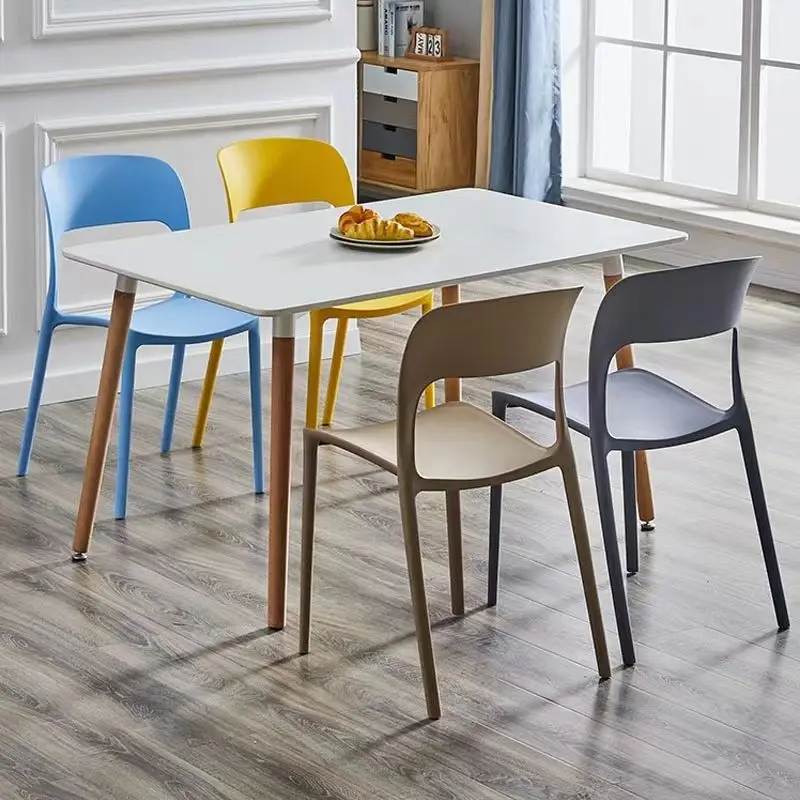 High Quality Plastic Chair Dining Room Chair Home Living Room Cafe Hotel Outdoor Garden China Wholesale Stackable Chairs