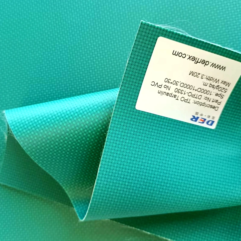 UV and Ozone Resistant Lightweight Durable TPO Tarpaulin Perfect Choice for Various Environments