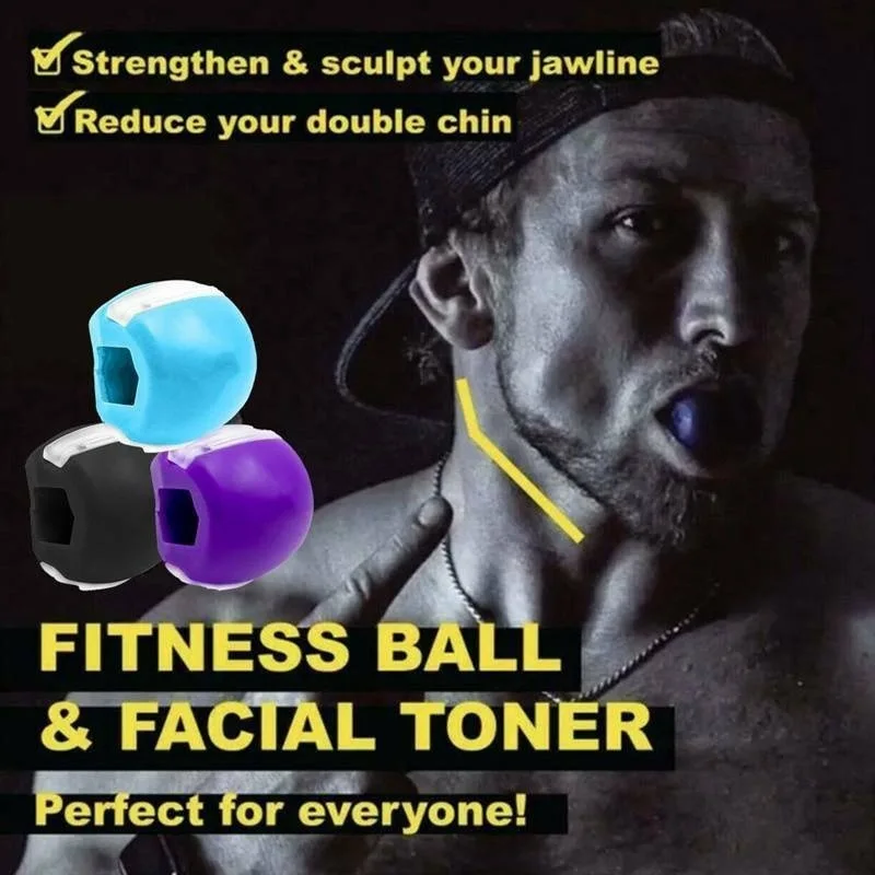 High Quality Silicone Polyurethane Face Boilable Jawline Jaw Muscle Exerciser and Neck Toning Jawline