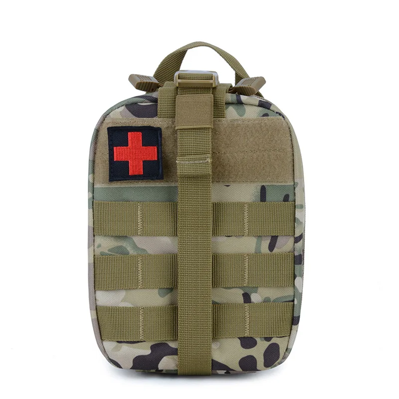 Zennison Tactical Molle Pouch First Aid Kit Bag Rip-away Medical Pouches Utility Box for Outdoor Hiking Traveling