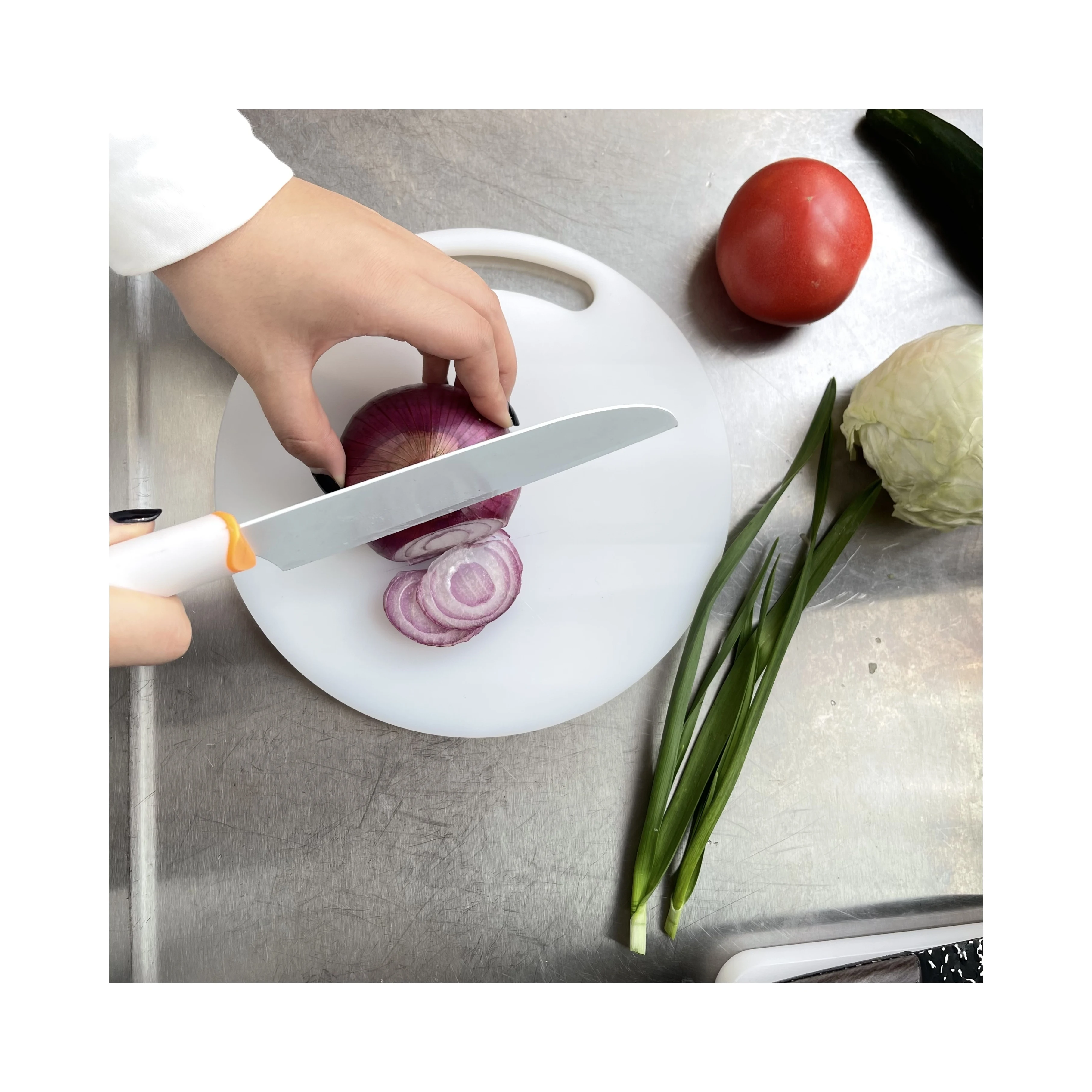 Custom Design Skid Resistance Light Weight UHMWPE Plastic Chopping Board