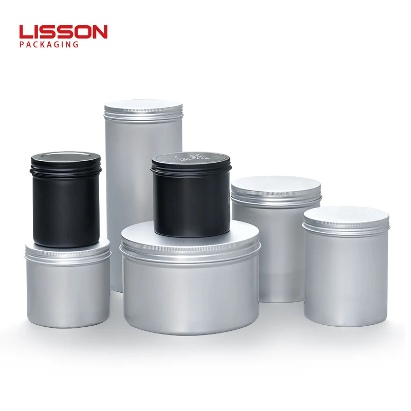 Custom Oem Oversized 300Ml 500Ml 750Ml 1000Ml Tea Candies Herb Cookie Aluminum Tins Infinity Jar Can Containers