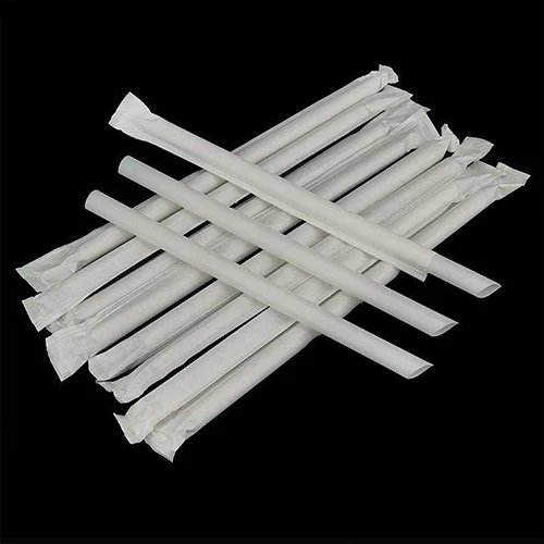 12*230mm environmentally friendly compostable wholesale independent packaging milk tea juice disposable Plastic PLA straw
