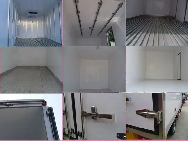 Diesel Fuel Type Refrigerator Body Freezer Truck for sales