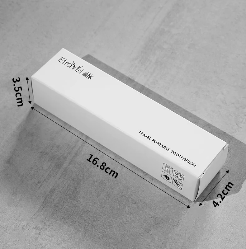 Складная зубная щетка с полипропиленовой ручкой