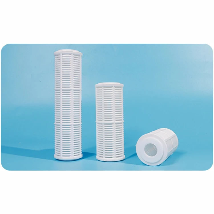 Remove sediment sand particle 80 micron washable fishbone nylon mesh filter cartridges