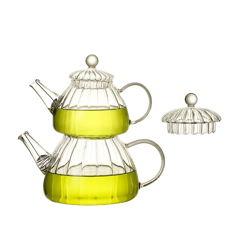 transparent glass teapot Glass Teapot Tea Infuser glass pot handmade