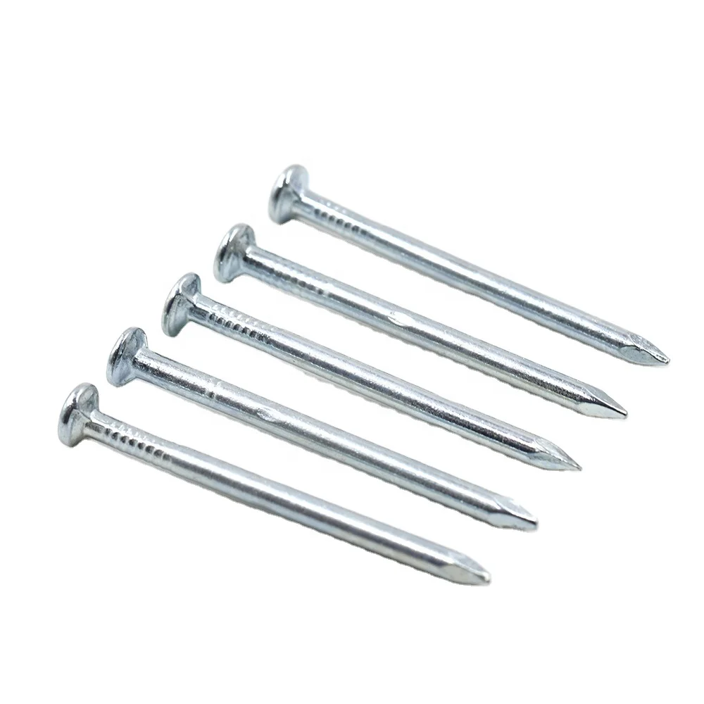 Q235 оцинкованные жесткие стальные обычные проволочные гвозди