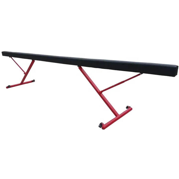 
Hot sale adjustable gymnastic wood balance beam for home 