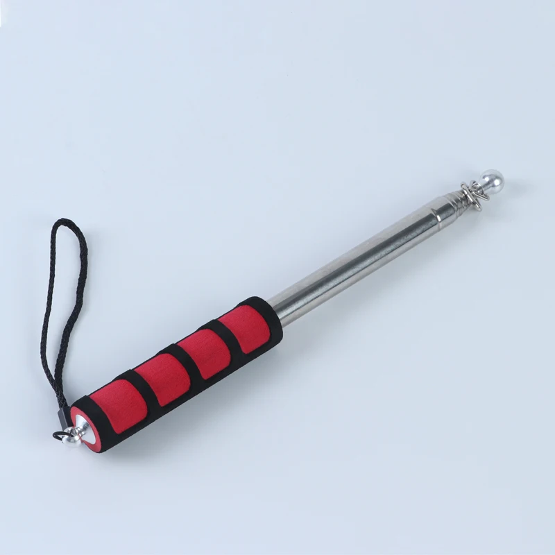 telescopic  flagpole Stainless Steel Guide flagpole Travel Marchers Flag Banner eaching Pointer for Tour Guides Group Teacher
