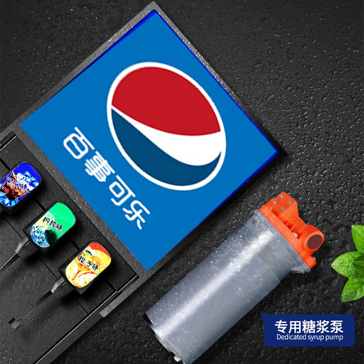 Professional Manufacture Soda Vending Machine Cold Soft Drinks Hot Beverage Dispenser