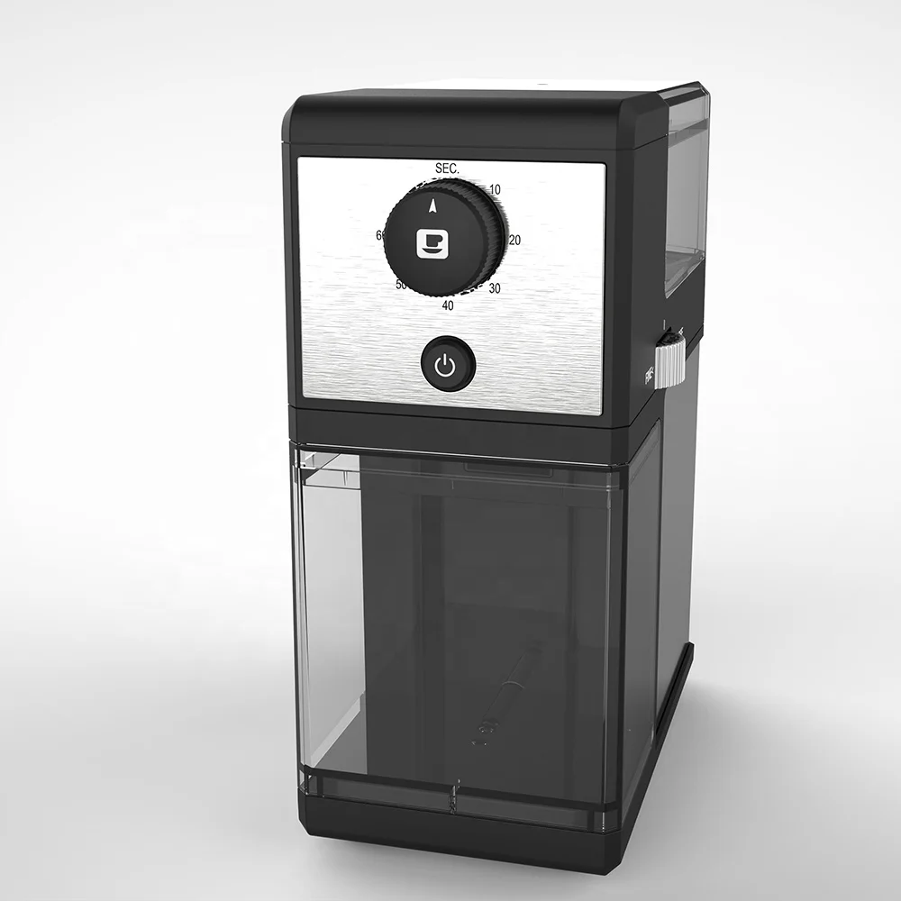 PANCERKA 2024 New Coffee Grinder Nuts Cereals Grain Adjustable Mills Conical Burr Coffee Grinder With Safety Lock System