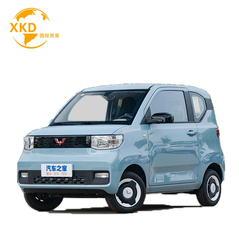 Wuling Hongguang MINI EV 2022 Latest 100KM/H Lithium Battery Smart Cars  low price four seats evcar