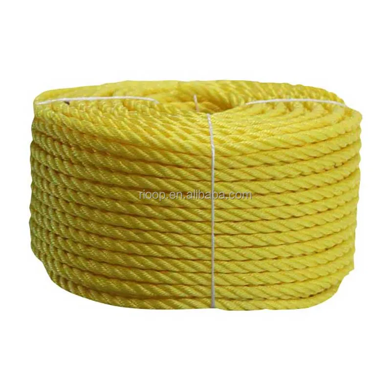 Wholesale for PP Rope Customized Polypropylene Ropes Strong Synthetic Fiber Weave 3 Strand Rope For Angriculturer
