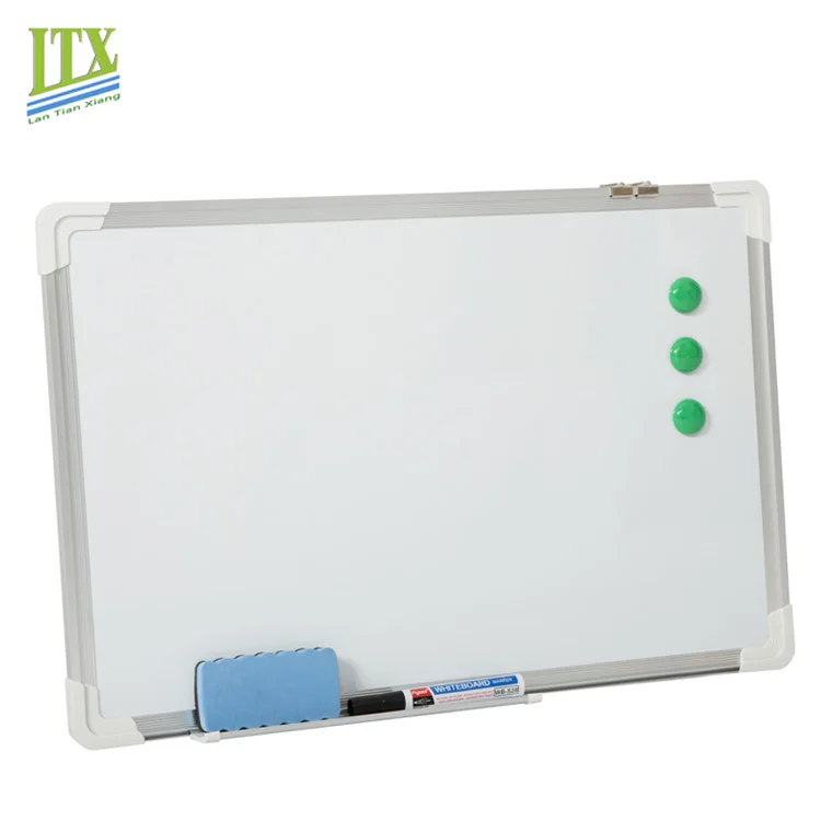 Aluminium white board magnetic dry erase small white board with frame for school and kids (60763604543)