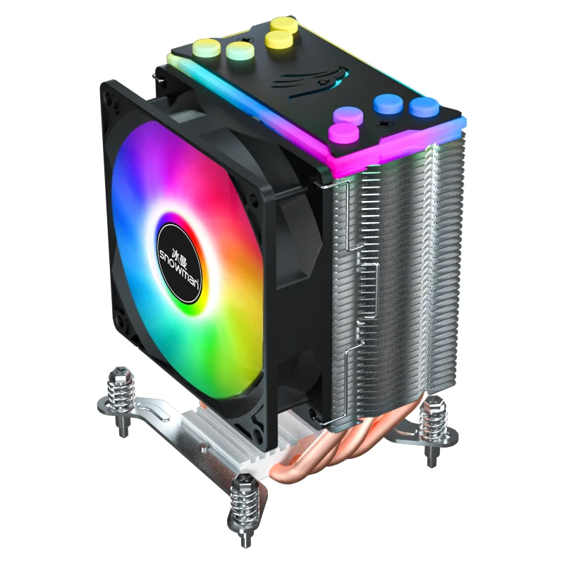 SNOWMAN 4 Heat Pipe Aluminum CPU Cooler PWM 4Pin Fan Silent Efficient Cooling PC Intel AMD 12V Heat Sink Heat Computer