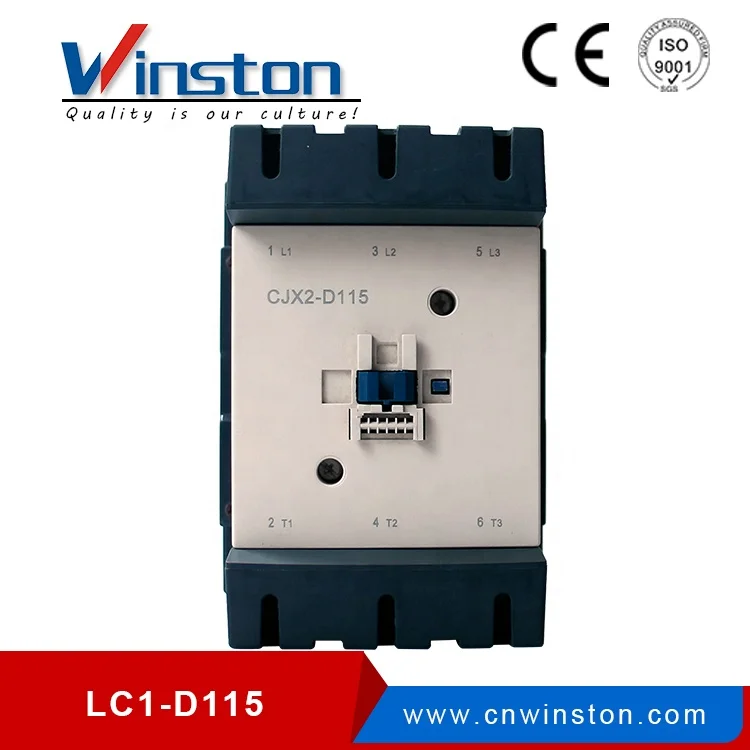 LC1-D115 Long-Life 690V AC3 AC4 3P CJX2 -D115 Contactor with Auxiliary Contactor Block