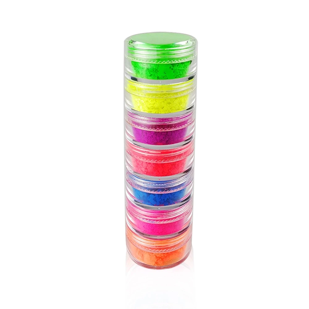 Eye shadow gel neon make up high pigment deep colors 7 colors private label no logo custom low moq eye shadow wholesale