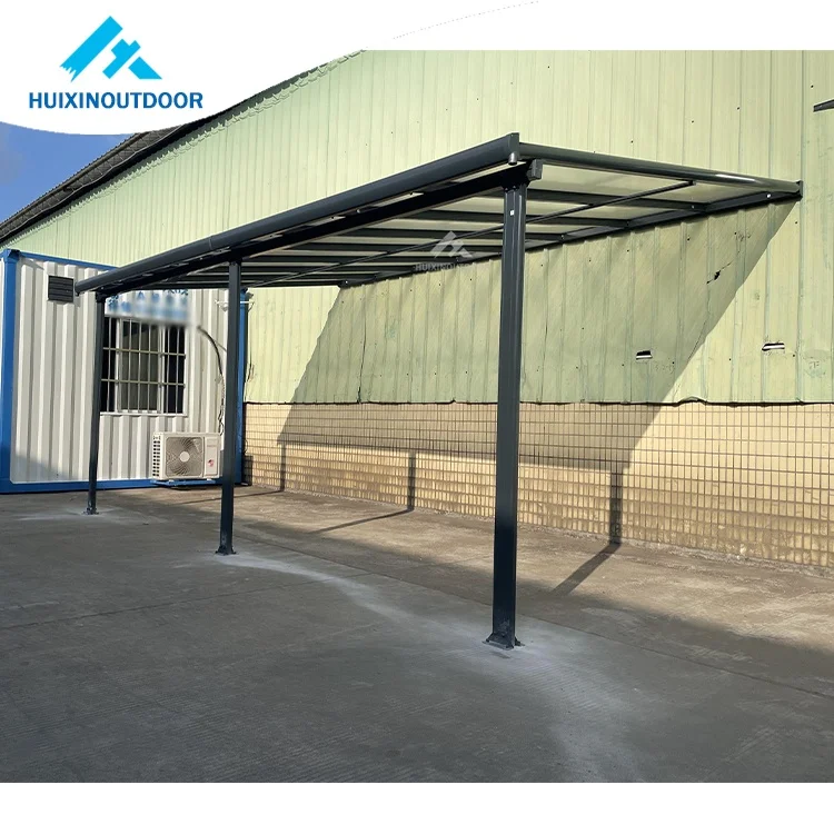 Full Kit Roofe Balcony Privacy Outdoor Cover For Shade Pergola Retractable Home Patio Canopy Awning Patio Cover