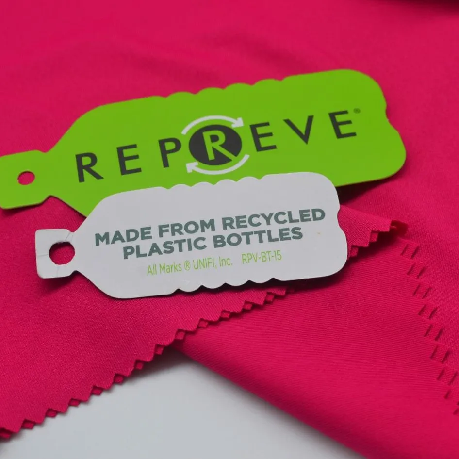 Recycled polyester fabric polyester spandex clothes fabric made recycled plastic bottles