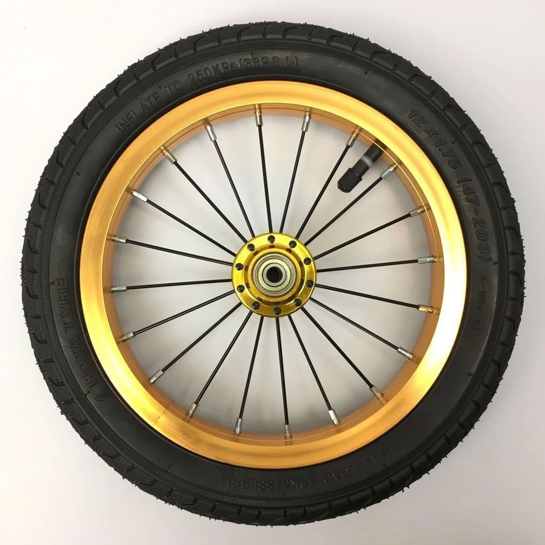 12 inch series pneumatic rubber kids bike tires inflatable bicycle wheel