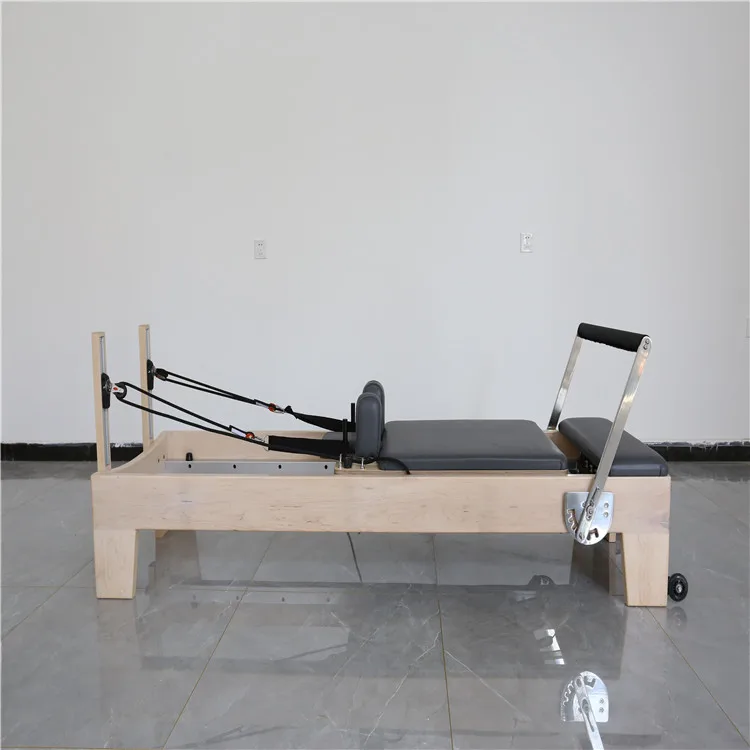 
Home fitness pilates yoga trainer Wooden Body Balanced Reformer Pilates Sliding bed 