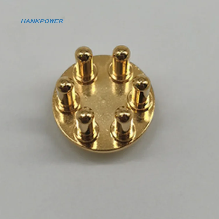 24K Gold Plated EEG Electrodes 5mm Pin EEG Cup For Medical Electrode