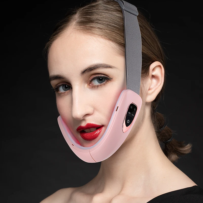 Electric Face-Lifting Device V-Face Lift Belt V Face Lifting Double Chin Massager