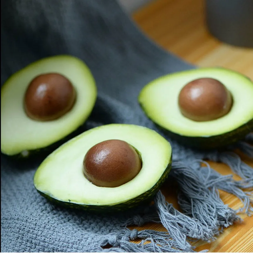 Fake Large Papier Mache Avocado Vegetable Fruit ~ Theater Prop Home Decor