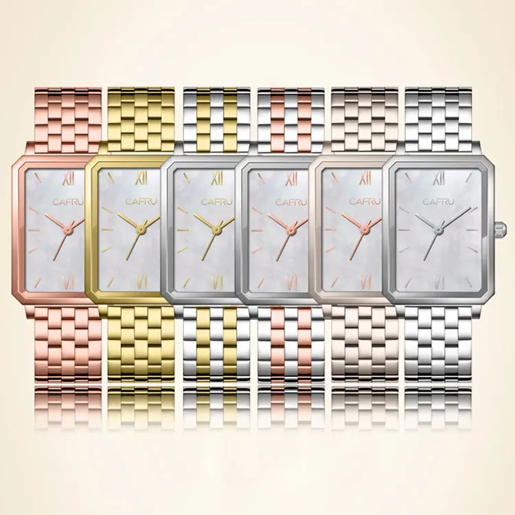 Made in PRC China Manufacturers Unique Wrist Rectangle Retro Vintage Watch