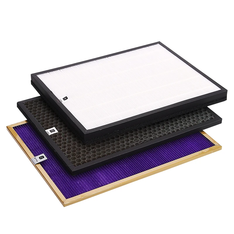 Replacement For Philipss AC4072 AC4002/AC4004/AC4012 Panel Air Purifier Home HEPA Activated Carbon air filters set