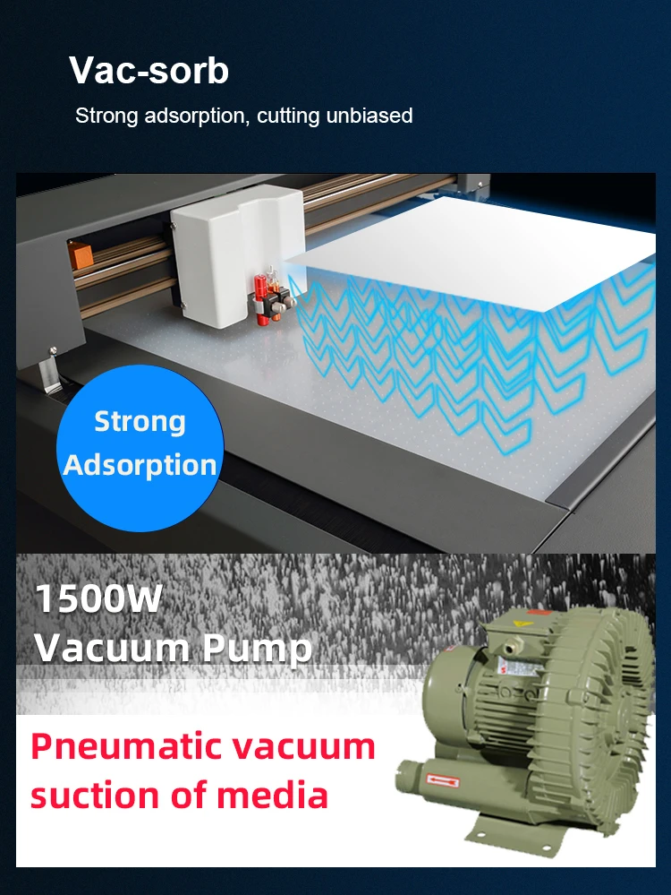 Purcell Wholesales Built-in Camera Auto Contour Flatbed Plotter Reflective Film Flatbed Cutter Plotter For Sale