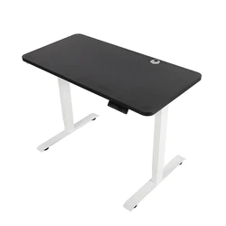 Nate Ergonomic motorized easy to installation 3 stage modern stainless steel electric height adjustable desk