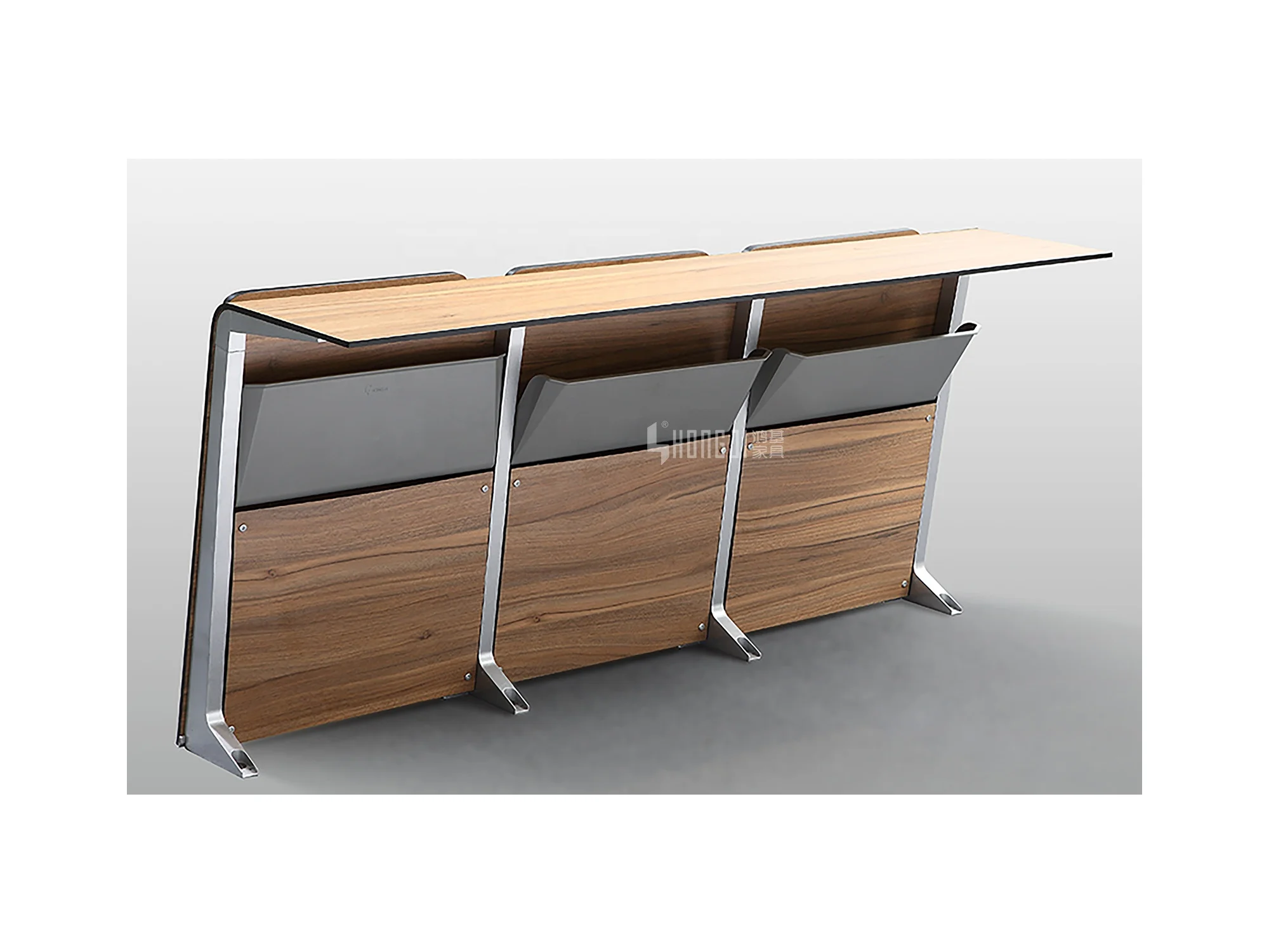 HONGJI furniture school student chair and desk classroom furniture for university project good price