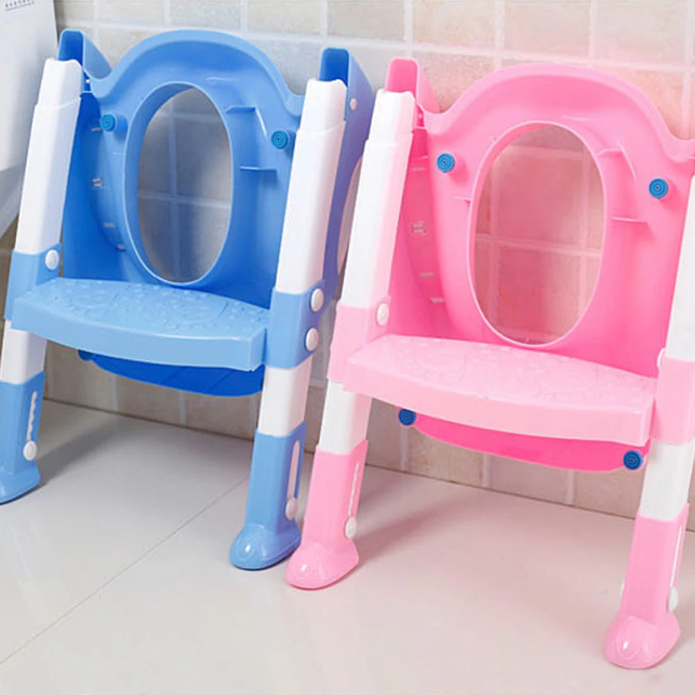 
Toilet Baby Folding Potty Training Seat With Solid Anti-Slip Step Toilet Seat With Ladder Baby Trainer Chair hocker kinderstuhl 