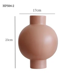Nordic Creative Modern Morandi Colorful Unique Shape Flower Vase Ceramic Decorative Home Item Porcelain Vases