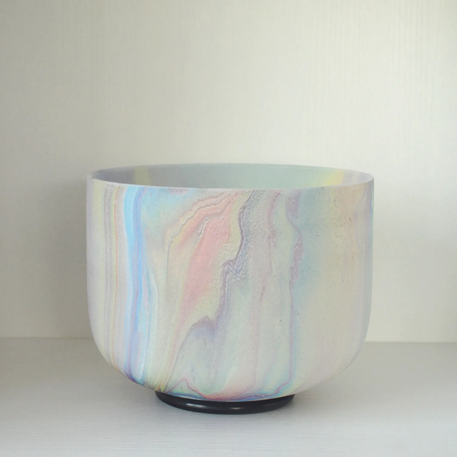 HF High Performance Hand-Painted Colored Quartz Crystal Singing Bowls for Sound Healing