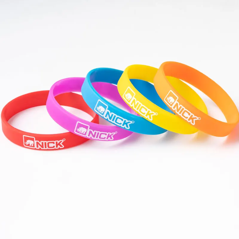 Silicone Wristband Wrist Band Design Your Own Cheap Personalized Custom Logo Rubber Silicone Bracelets