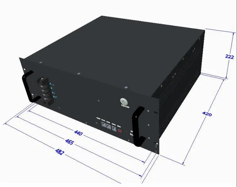 LiFePO4 48v 100ah 5U case RS485 CAN BMS 48v lithium ion battery for energy storage system