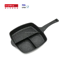 Ejoyway 3 в 1 антипригарная Индукционная 3-секционная быстрая сковорода для завтрака многофункциональная сковорода для жарки
