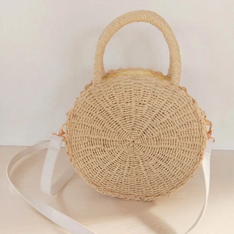 
Youngfuyou Amazon hot selling custom handbag clear beach bag rattan leather bags 