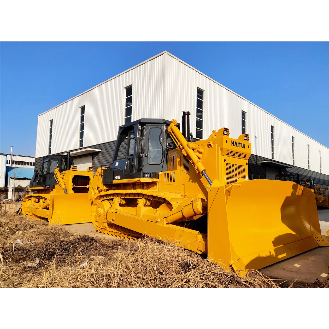 Famous China Brand HAITUI Straight-Tilt Blade Bulldozer HD32 Crawler Dozer