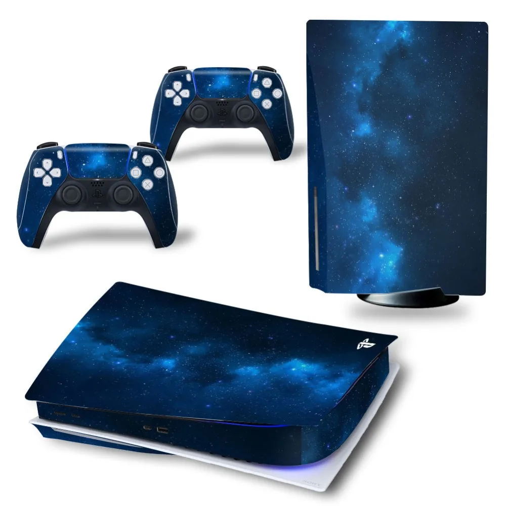 Clouds Design For PS5 Disk Viny Decal Sticker PS5 Controller Skin Vinyl Sticker For Sony Playstation 5 Game ps5 Skin Vinyl