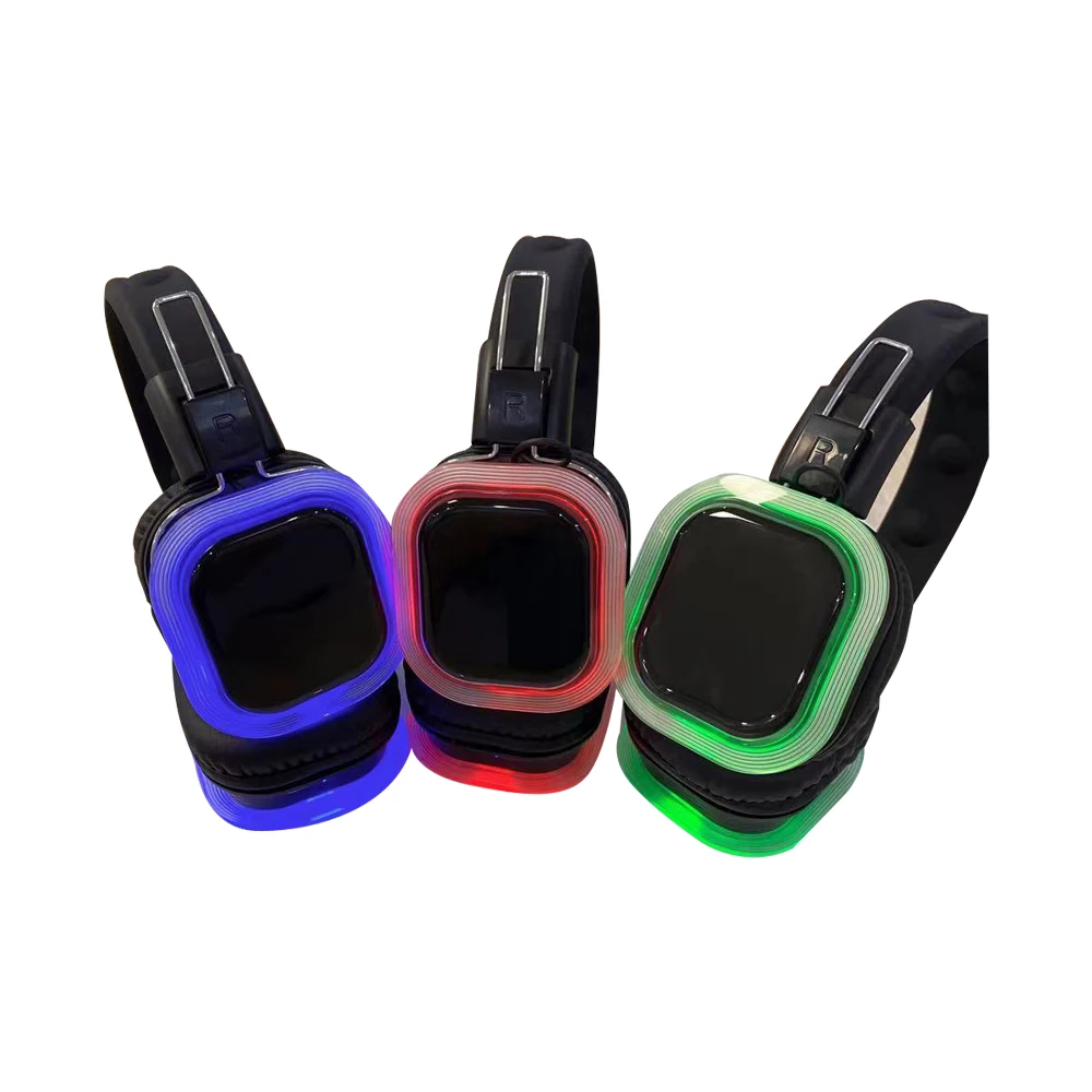 Good quality Silent disco headphone F39 headset OEM customized recharge wireless party headphone bass stereo earphone