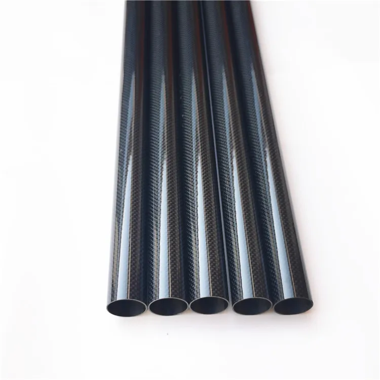 Carbon Fiber Pipes 17mm 18mm 19mm 20mm 25mm 3K Carbon Fiber Color Tube Twill Matte Carbon Fiber Tube