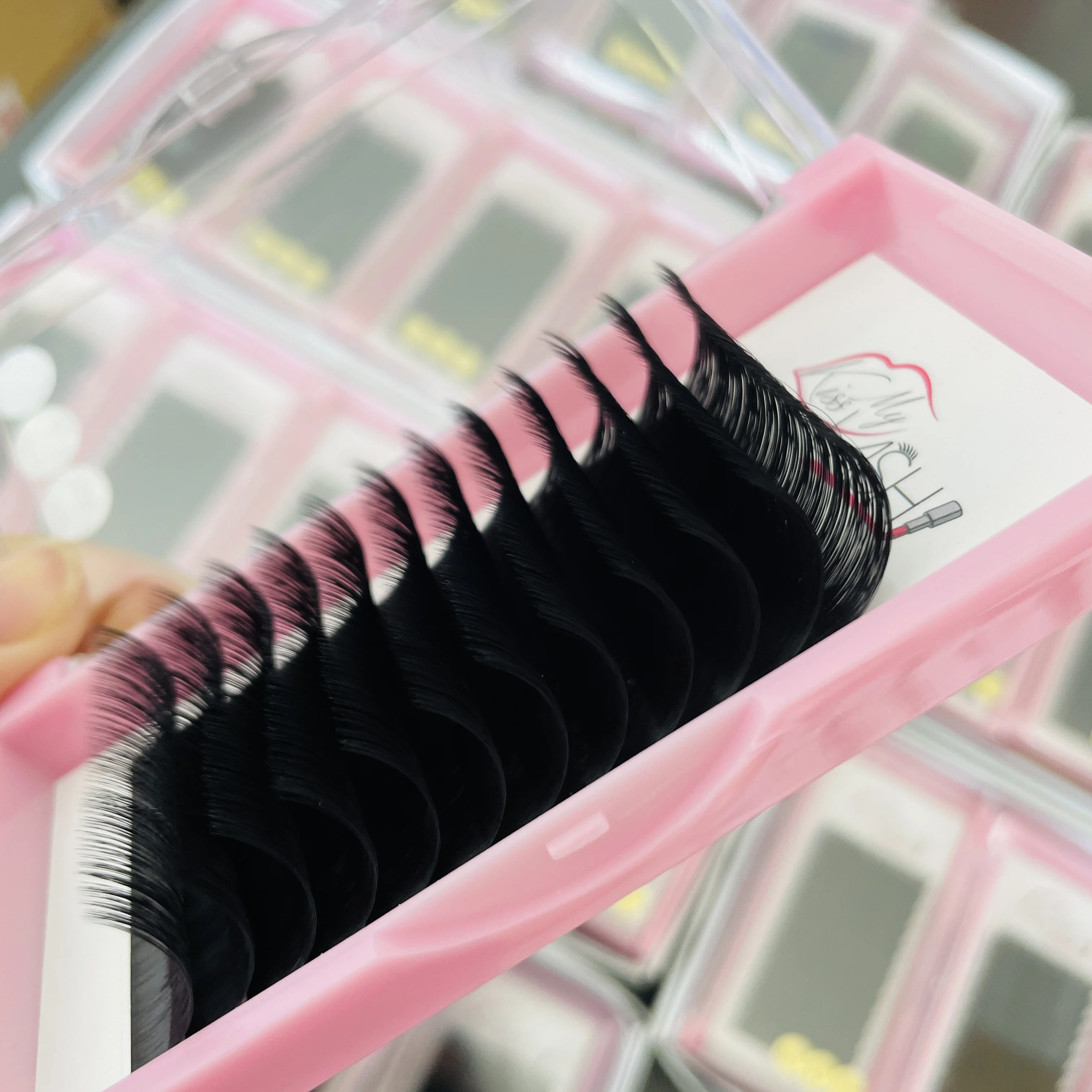 0.03/ 0.05/ 0.07 lash extension lashes supplies easy fan eyelash cashmere volume lashes self fan individual eyelash extensions