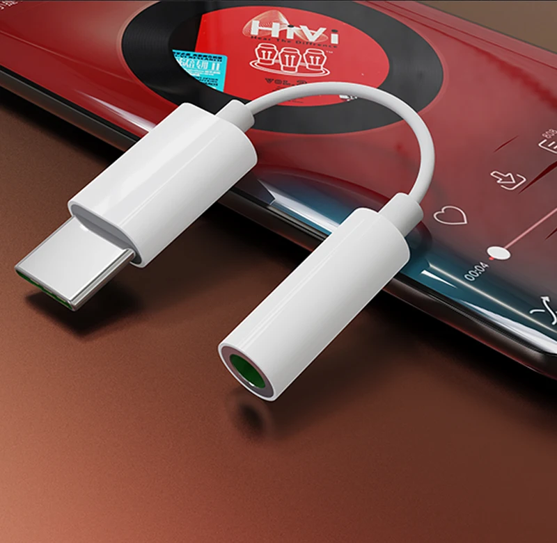 Type C To 3.5mm AUX Jack Audio USB Cable for mobile