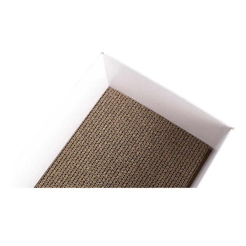 New Arrival Corrugated Scratch Board Interactive Playing Toy Bed Box Cardboard Pet Toys